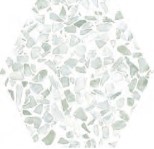 Riazza Hex Green Matt Terrazzo 23x67cm Wall,Floor